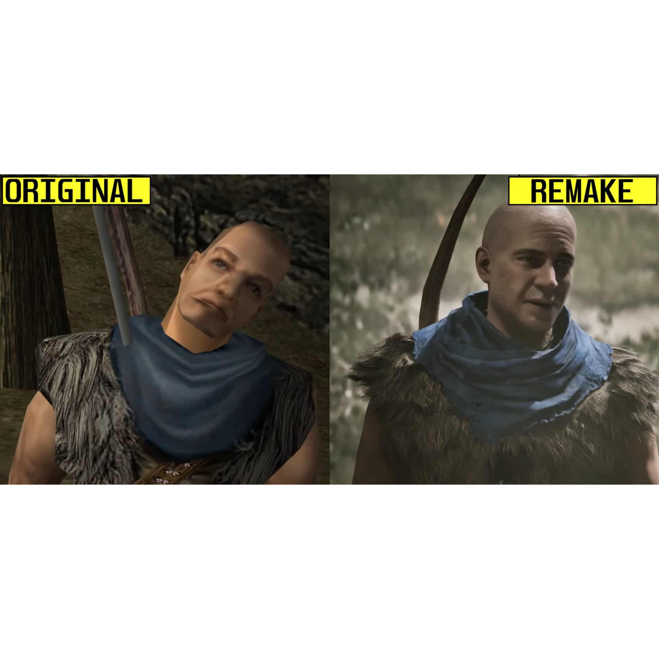 Prima e dopo remake gothic4