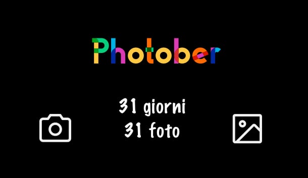 scritta Photober 31 giorni 31 foto